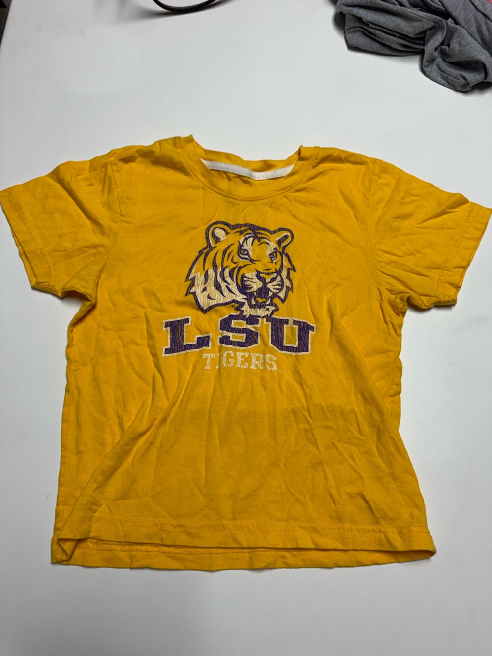 LSU Tigers Yellow Short Sleeve Tee